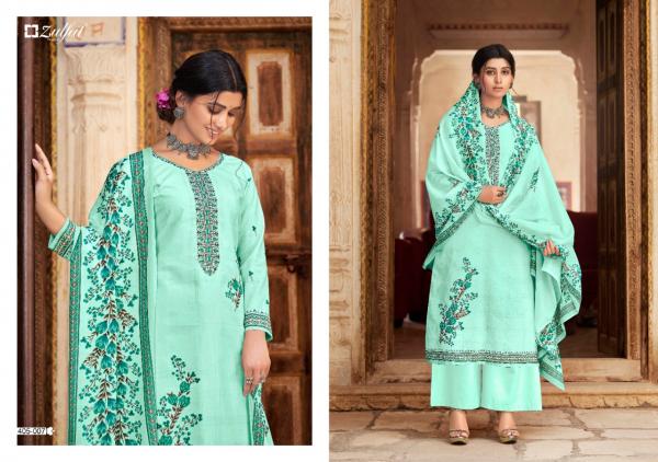 Zulfat Anishka Beutiful Cotton Embroidery Dress Materials